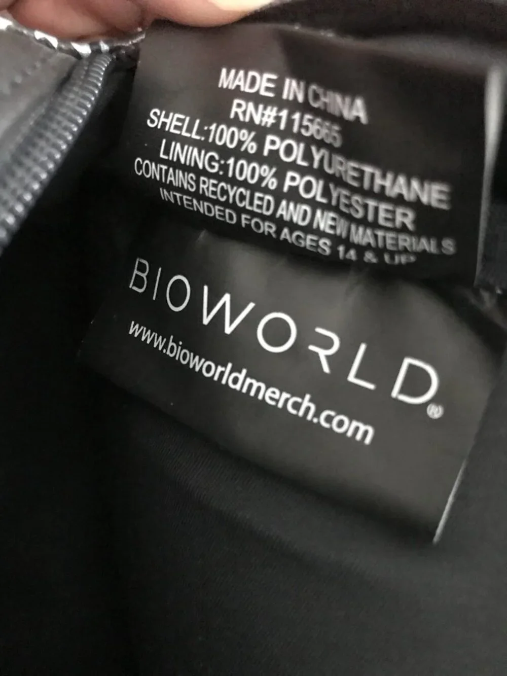 Disney 100 Years of Wonder Mini Backpack Bioworld Black Iridescent Castle Bag